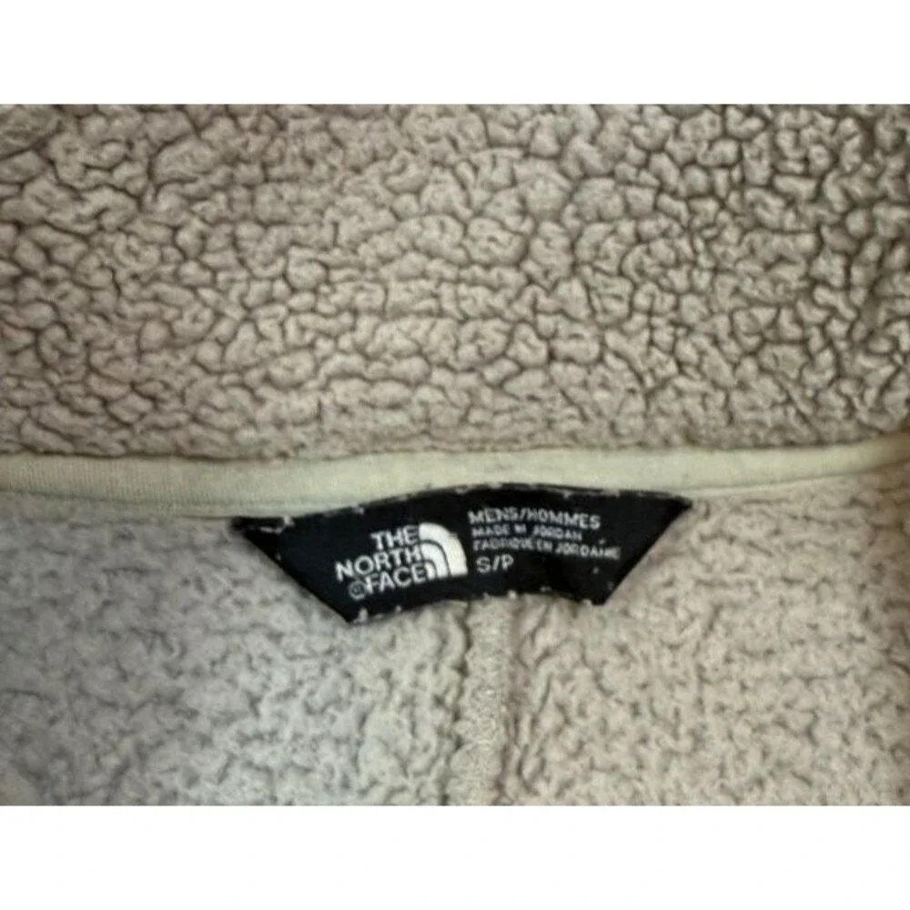 The North Face Campshire Mens Size Small Sherpa Fleece Zip Up Jacket Deep Pile